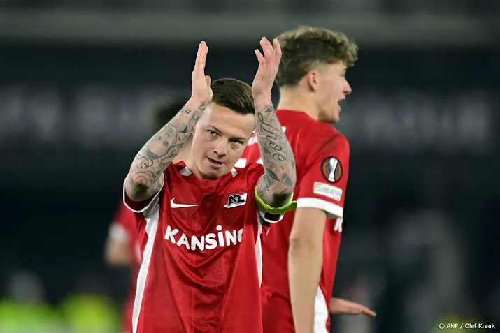 AZ voorlopig zonder geblesseerde aanvoerder Clasie AZ voorlopig zonder geblesseerde aanvoerder Clasie
