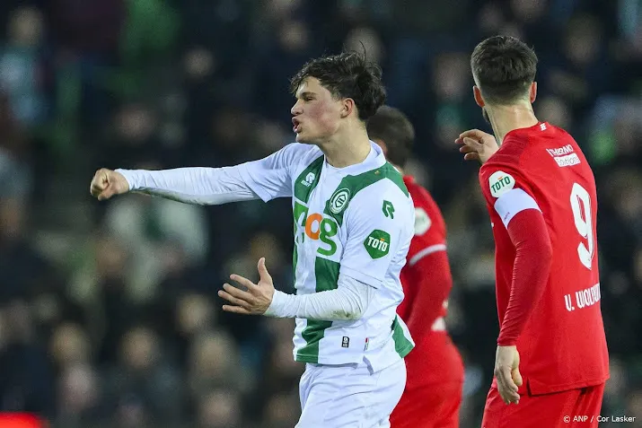 FC Twente verspeelt bij Groningen punten in strijd om derde plek