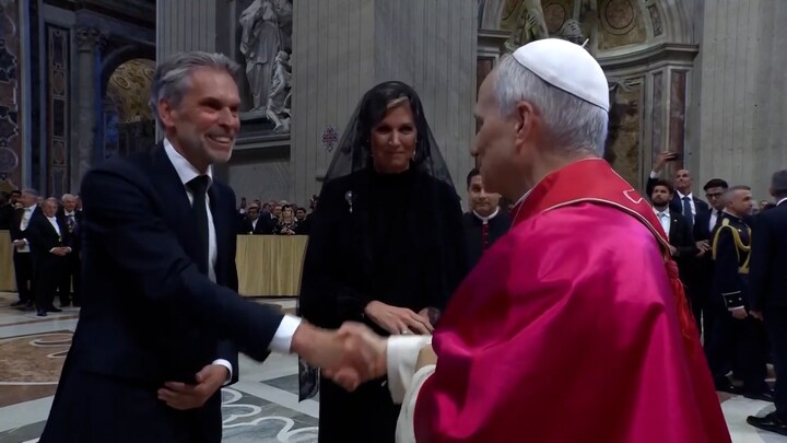 In beeld: inauguratie paus Leo XIV, Máxima en Schoof ook aanwezig In beeld: inauguratie paus Leo XIV, Máxima en Schoof ook aanwezig