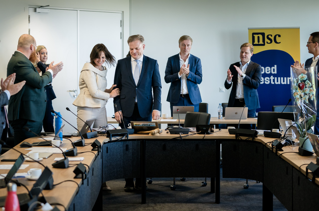Meerderheid NSC-stemmers zegt nu: de partij kan zich beter opheffen