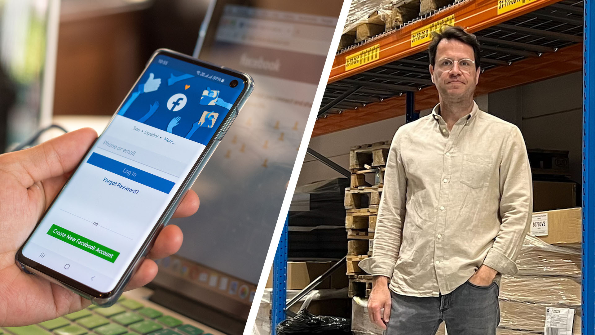 Ondernemers zoals Maik in grote problemen door Facebook-hacks: ‘Twee ton omzetverlies’ Ondernemers zoals Maik in grote problemen door Facebook-hacks: ‘Twee ton omzetverlies’